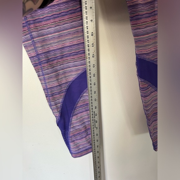 BNWOT Lululemon Inspire Tight II (Mesh) Space Dye Twist Iris Flower Pink Shell - Picture 8 of 13